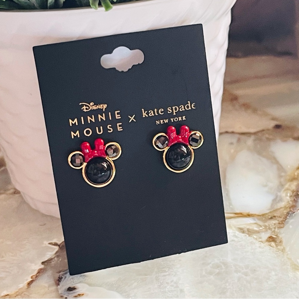 Kate Spade Minnie Mouse earrings